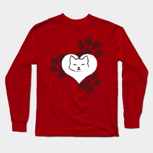 dog paws and claws Long Sleeve T-Shirt